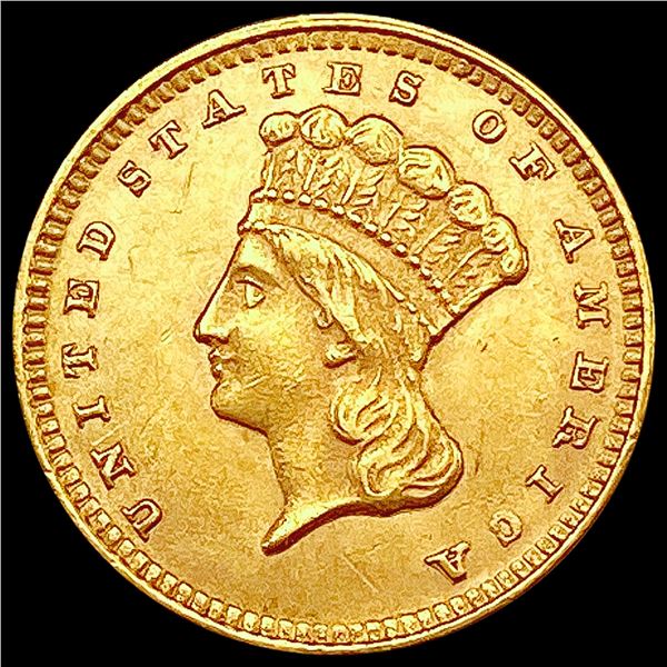 1874 Rare Gold Dollar UNCIRCULATED