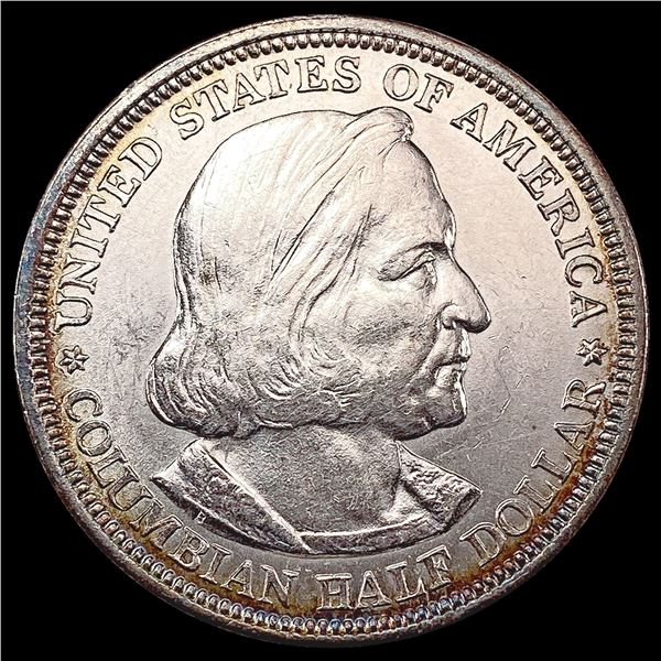 1893 Columbian Expo Half Dollar CHOICE AU