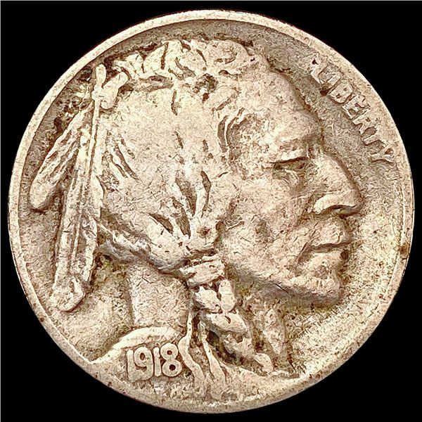 1918-S Buffalo Nickel NEARLY UNCIRCULATED