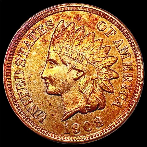 1908 Indian Head Cent GEM BU