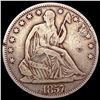 Image 1 : 1857 Seated Liberty Half Dollar ABOUT UNCIRCULATED
