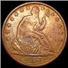Image 1 : 1857 Seated Liberty Half Dollar CLOSELY UNCIRCULATED