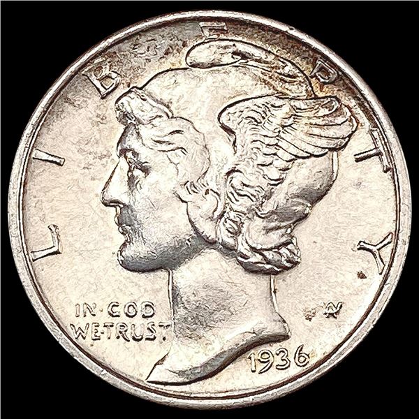 1936-D Mercury Dime GEM BU