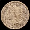 Image 1 : 1882 Nickel Three Cent NEARLY UNCIRCULATED