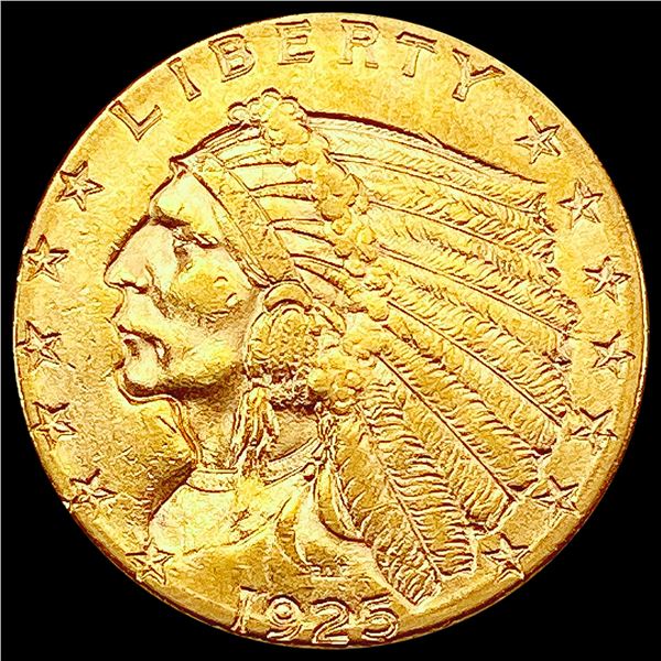 1925-D $2.50 Gold Quarter Eagle GEM BU