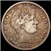 1897 Barber Half Dollar ABOUT UNCIRCULATED