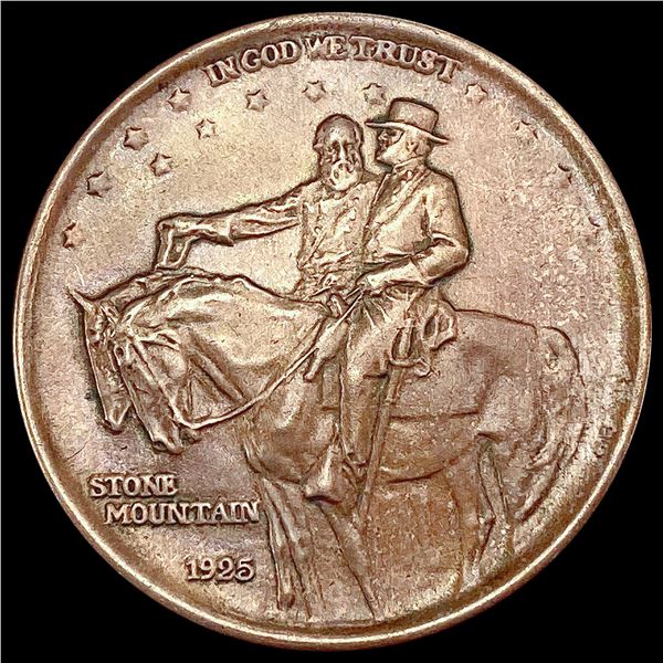 1925 Stone Mountain Half Dollar CHOICE AU