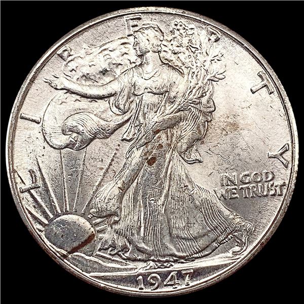 1947-D Walking Liberty Half Dollar GEM BU