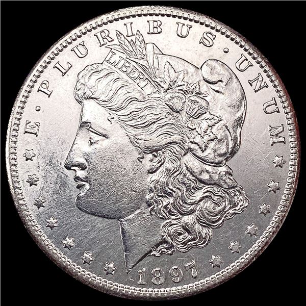 1897-S Morgan Silver Dollar CHOICE BU