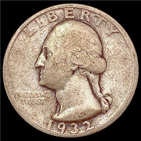 1932-S Washington Silver Quarter LIGHTLY CIRCULATED