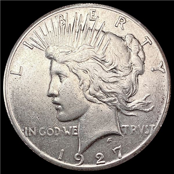 1927 Silver Peace Dollar CLOSELY UNCIRCULATED
