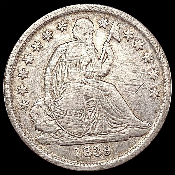 1839-O Seated Liberty Dime LIGHTLY CIRCULATED