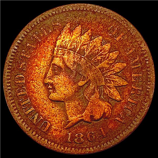 1864 Indian Head Cent ABOUT UNCIRCULATED