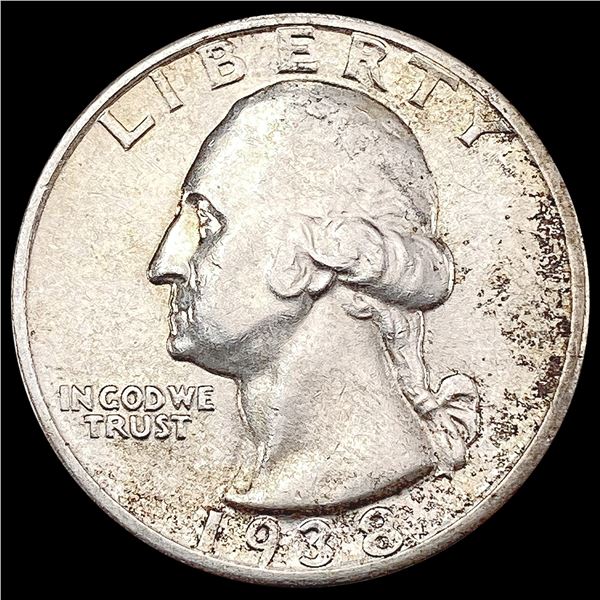 1938-S Washington Silver Quarter CHOICE BU