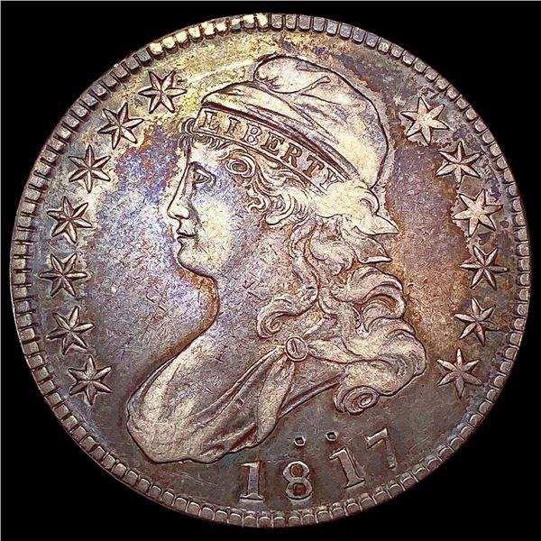 1817 Capped Bust Half Dollar ABOUT UNCIRCULATED