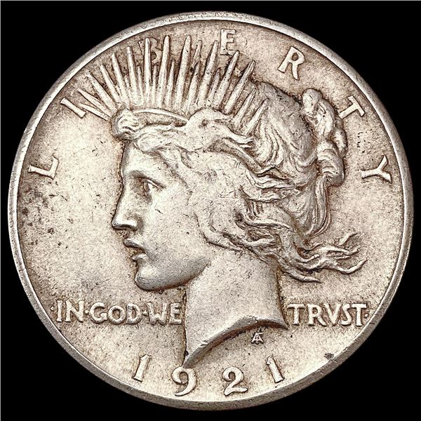 1921 Silver Peace Dollar CHOICE AU