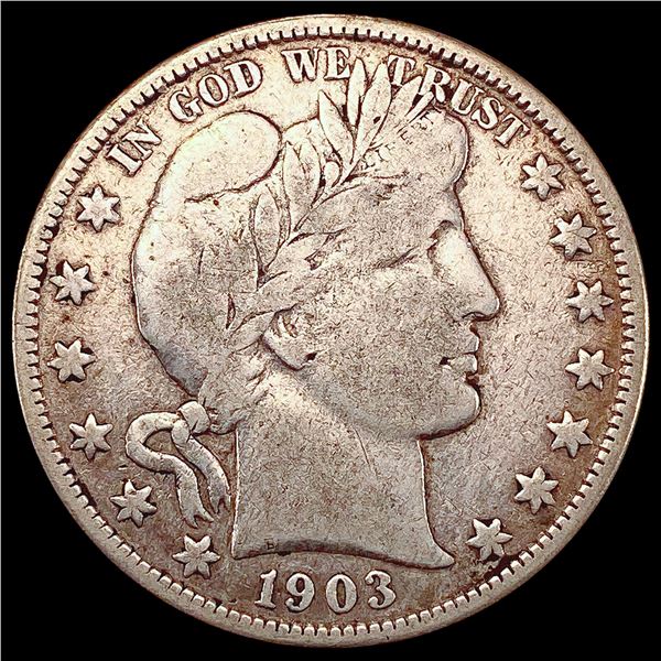 1903 Barber Half Dollar LIGHTLY CIRCULATED