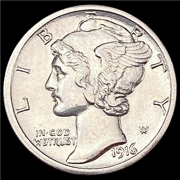 1916-S Mercury Dime GEM BU