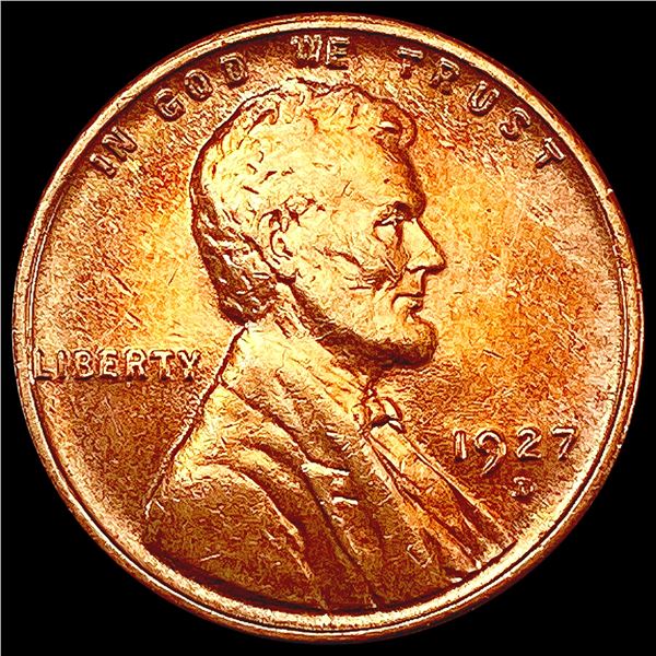 1927-D Wheat Cent CHOICE AU
