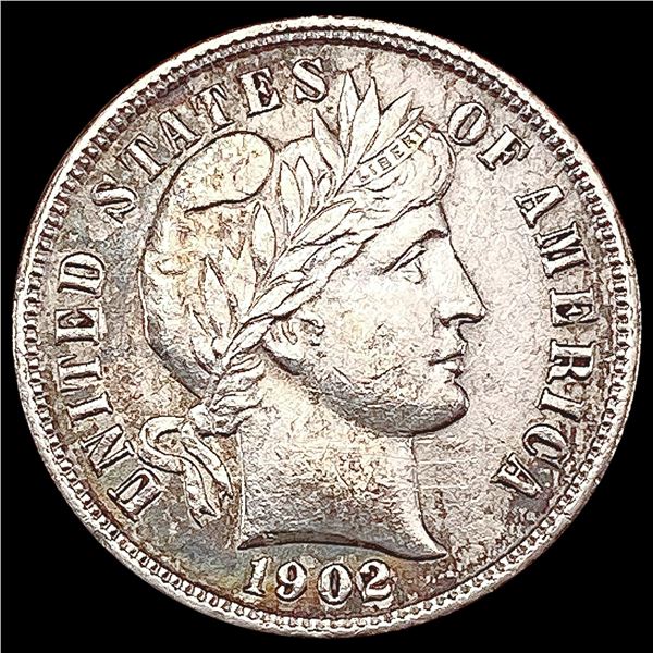 1902 Barber Dime UNCIRCULATED
