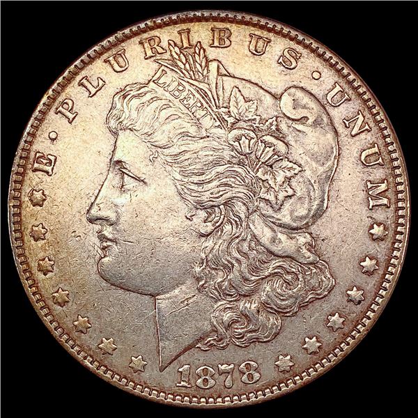 1878 7TF Morgan Silver Dollar CHOICE AU