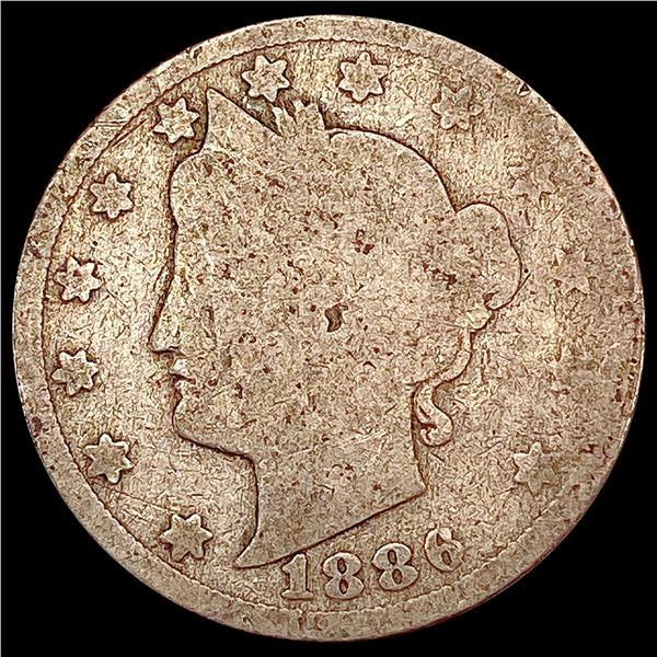 1886 Liberty Victory Nickel NICELY CIRCULATED
