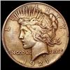 1921 Silver Peace Dollar CHOICE AU
