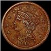 1845 Braided Hair Large Cent CLOSELY UNCIRCULATED