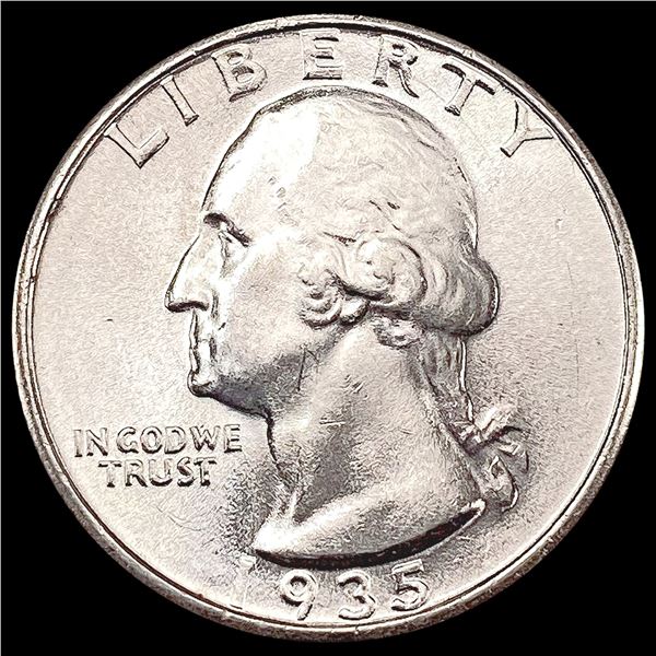 1935 Washington Silver Quarter SUPERB GEM BU