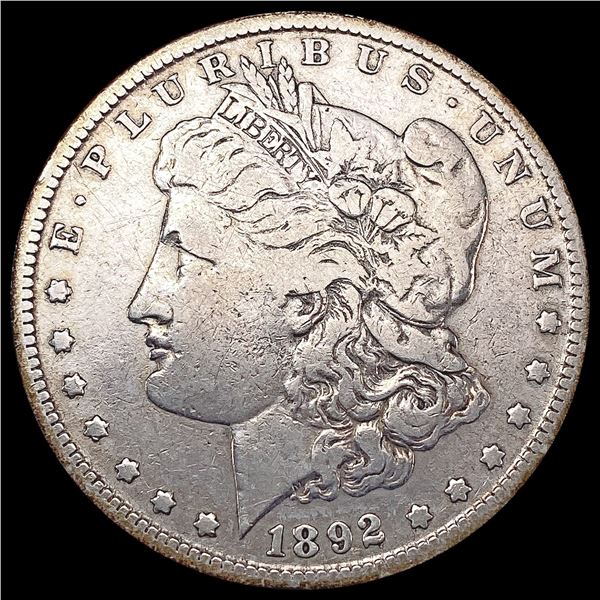 1892-S Morgan Silver Dollar NEARLY UNCIRCULATED