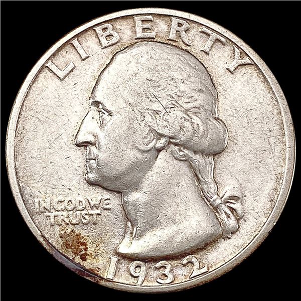 1932-D Washington Silver Quarter NEARLY UNCIRCULATED