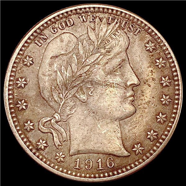 1916-D Barber Quarter CLOSELY UNCIRCULATED