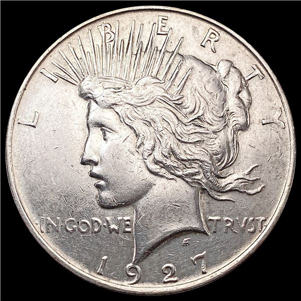 1927-D Silver Peace Dollar CHOICE AU