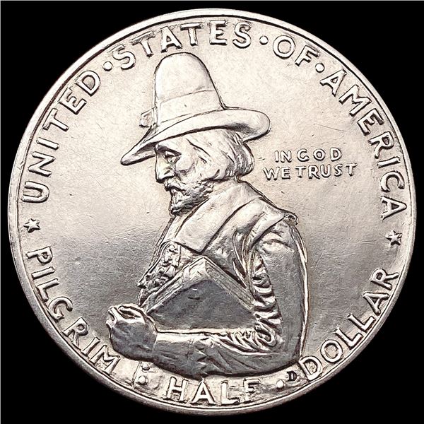 1920 Pilgrim Half Dollar CHOICE AU