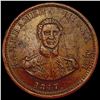 1847 Hapa Haneri Large Cent NEARLY UNCIRCULATED