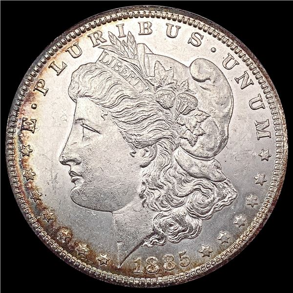 1885-CC Morgan Silver Dollar GEM BU