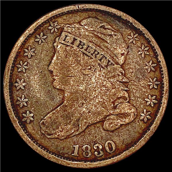 1830 Capped Bust Dime NICELY CIRCULATED