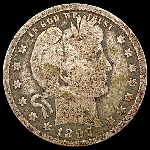 1897-O Barber Quarter NICELY CIRCULATED
