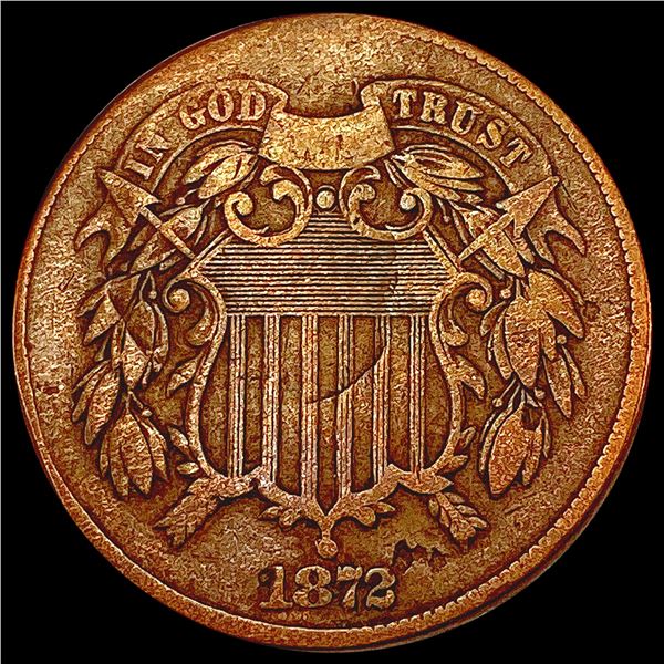 1872 Two Cent Piece NICELY CIRCULATED
