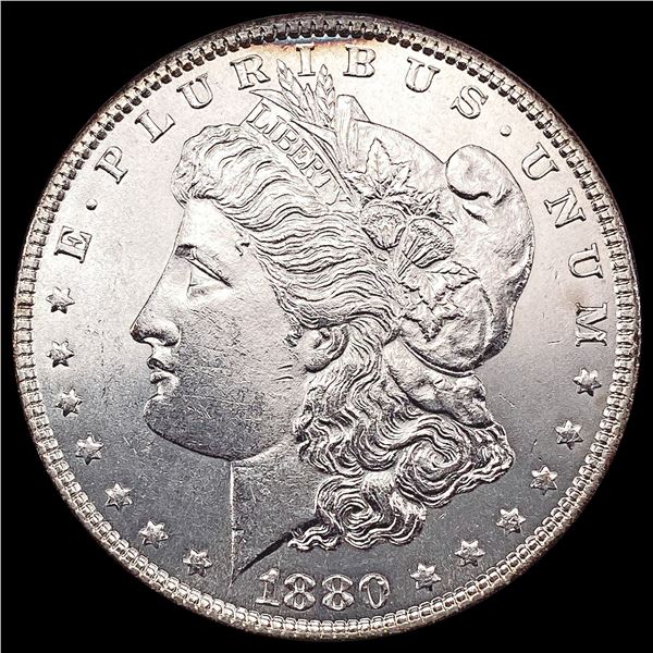 1880 Morgan Silver Dollar SUPERB GEM BU