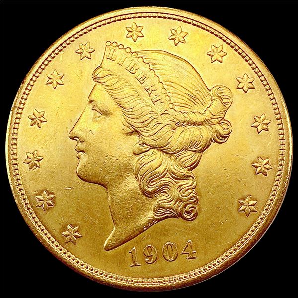 1904 $20 Gold Double Eagle UNCIRCULATED