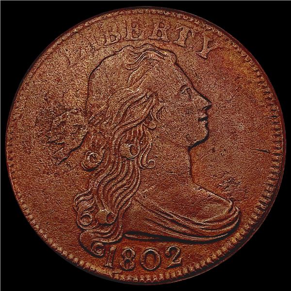 1802 Draped Bust Large Cent LIGHTLY CIRCULATED