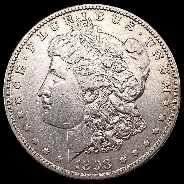1898-S Morgan Silver Dollar CHOICE AU