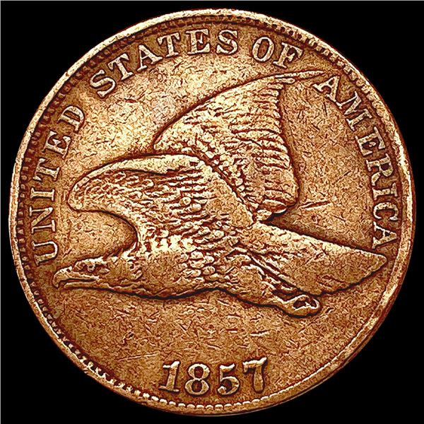 1857 Flying Eagle Cent CLOSELY UNCIRCULATED
