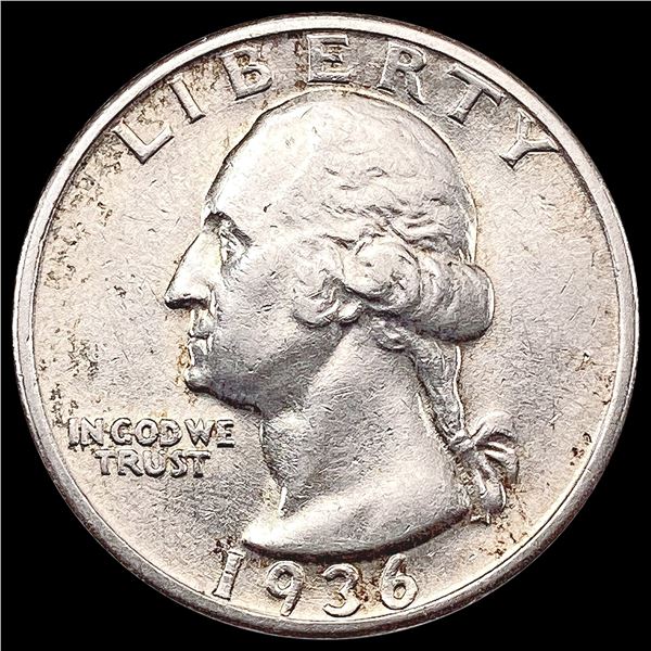 1936-S Washington Silver Quarter UNCIRCULATED
