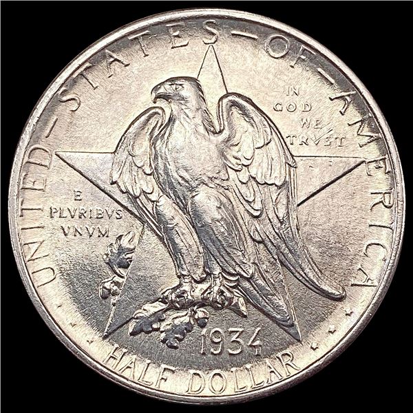 1934 Texas Half Dollar GEM BU