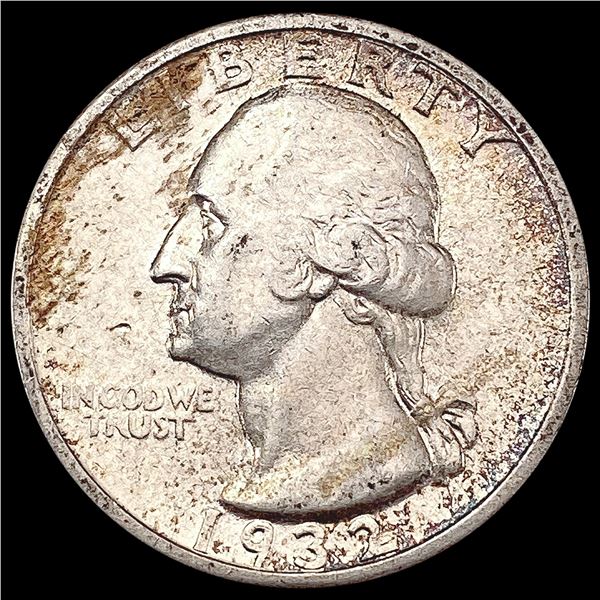 1932-S Washington Silver Quarter CHOICE AU