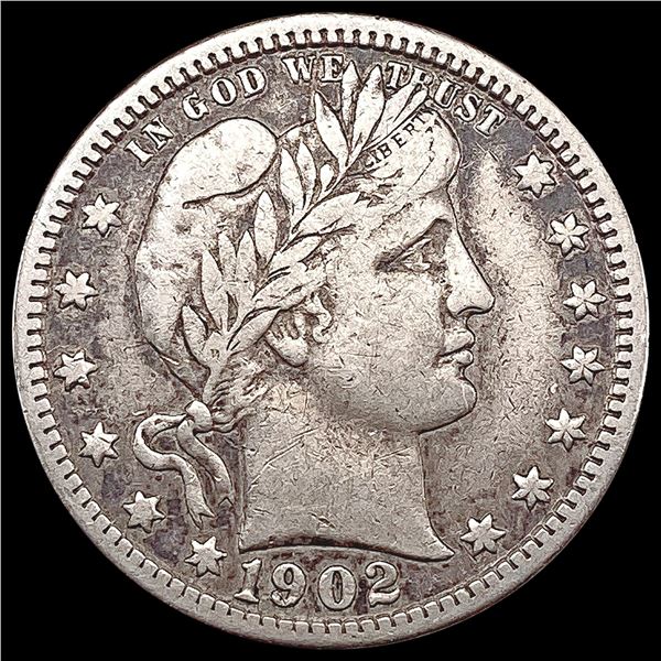 1902 Barber Quarter ABOUT UNCIRCULATED