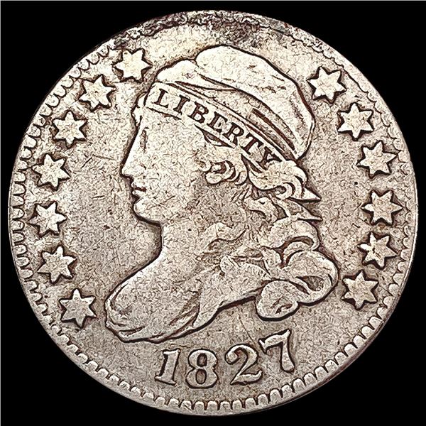 1827 Capped Bust Dime NICELY CIRCULATED