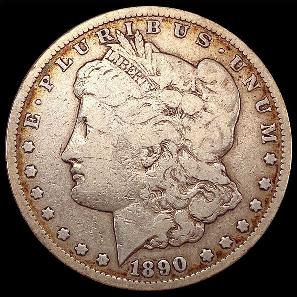 1890-CC Morgan Silver Dollar LIGHTLY CIRCULATED